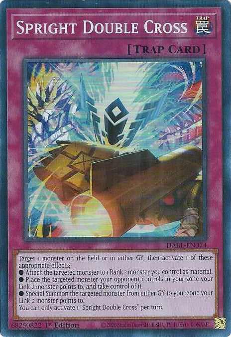 Spright Double Cross [DABL-EN074] Super Rare | Good Games Morley