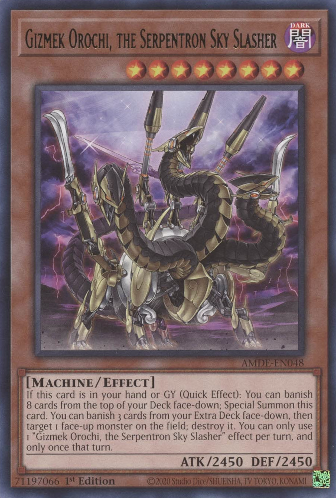 Gizmek Orochi, the Serpentron Sky Slasher [AMDE-EN048] Rare | Good Games Morley