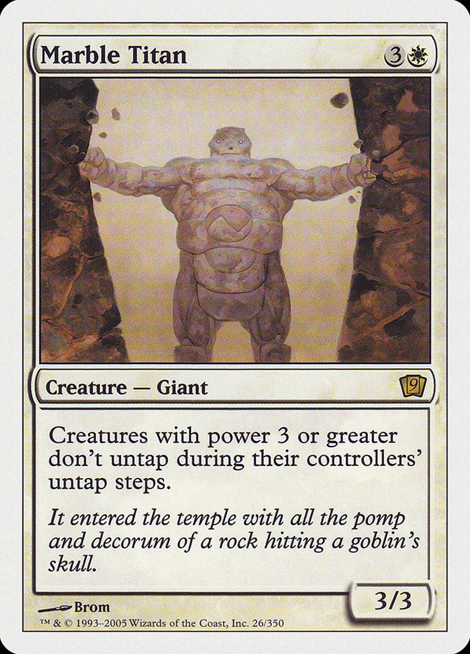 Marble Titan [Ninth Edition] | Good Games Morley