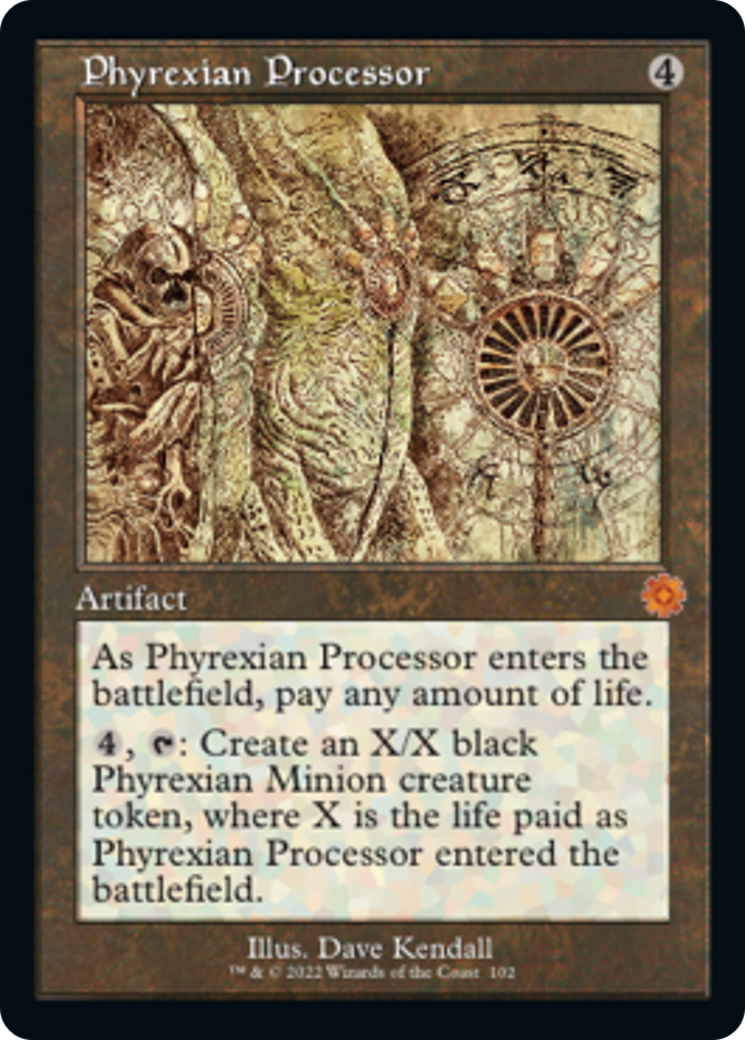 Phyrexian Processor (Retro Schematic) [The Brothers' War Retro Artifacts] | Good Games Morley