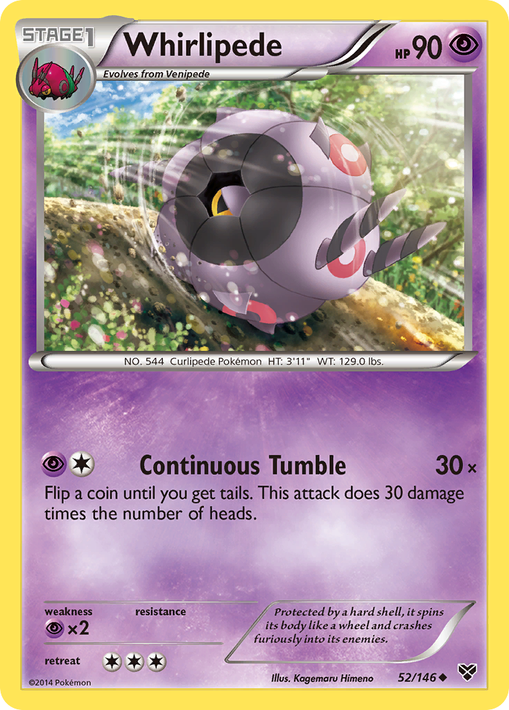Whirlipede (52/146) [XY: Base Set] | Good Games Morley
