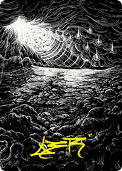 Plains 2 Art Card (Gold-Stamped Signature) [Innistrad: Crimson Vow Art Series] | Good Games Morley