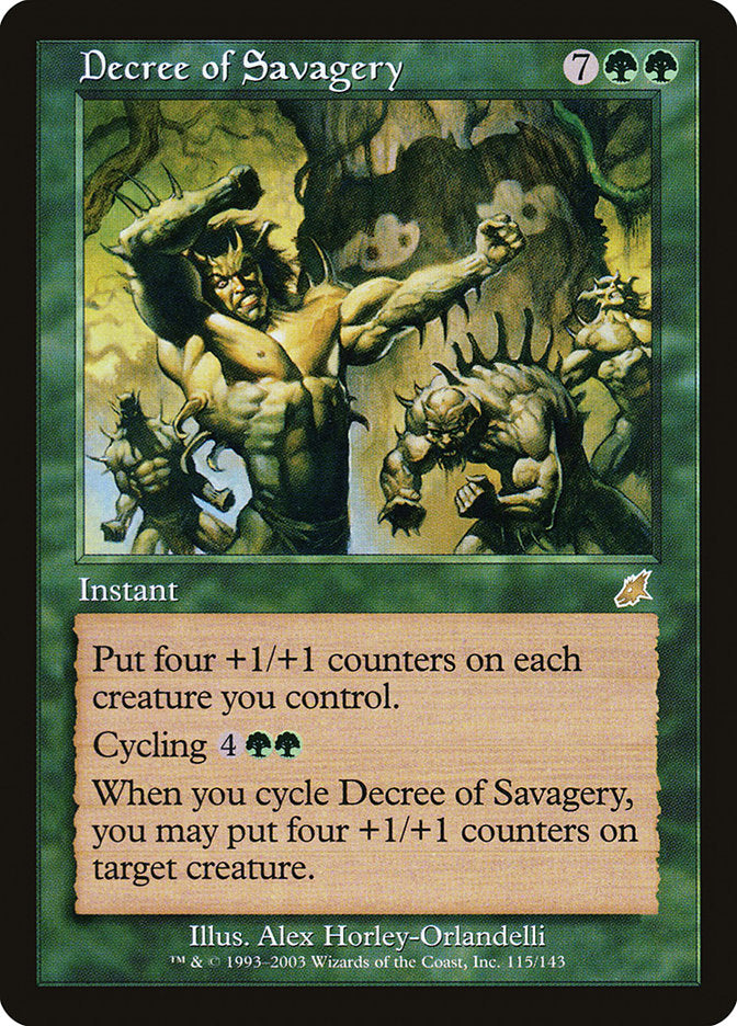 Decree of Savagery [Scourge] | Good Games Morley