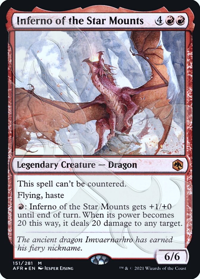 Inferno of the Star Mounts (Ampersand Promo) [Dungeons & Dragons: Adventures in the Forgotten Realms Promos] | Good Games Morley