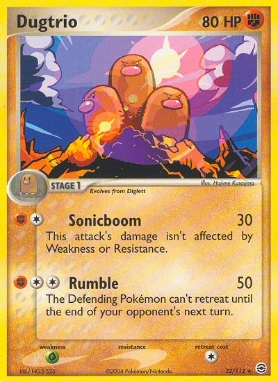 Dugtrio (22/112) [EX: FireRed & LeafGreen] | Good Games Morley