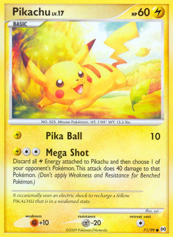 Pikachu (71/99) [Platinum: Arceus] | Good Games Morley