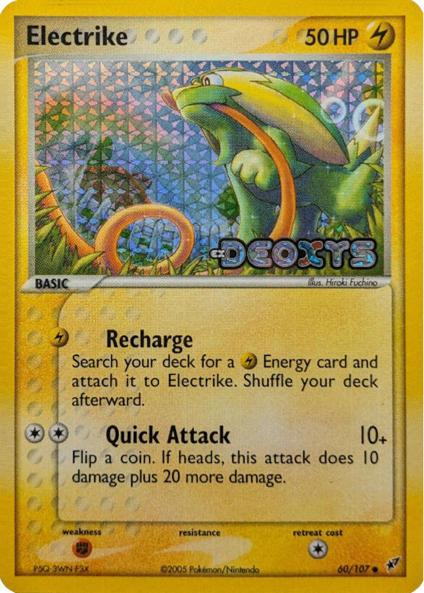 Electrike (60/107) (Stamped) [EX: Deoxys] | Good Games Morley