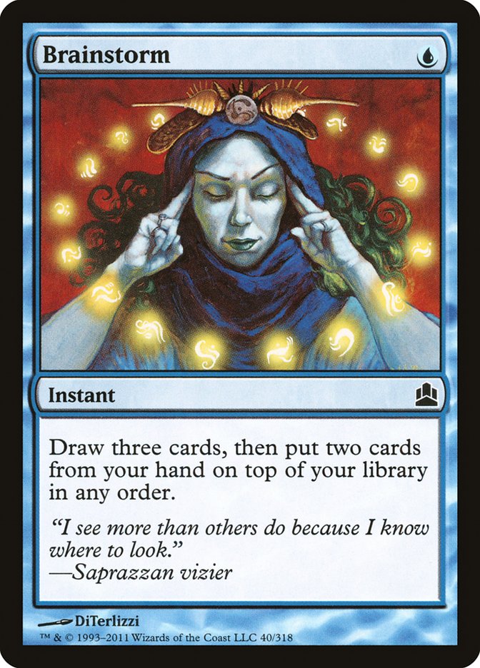 Brainstorm [Commander 2011] | Good Games Morley