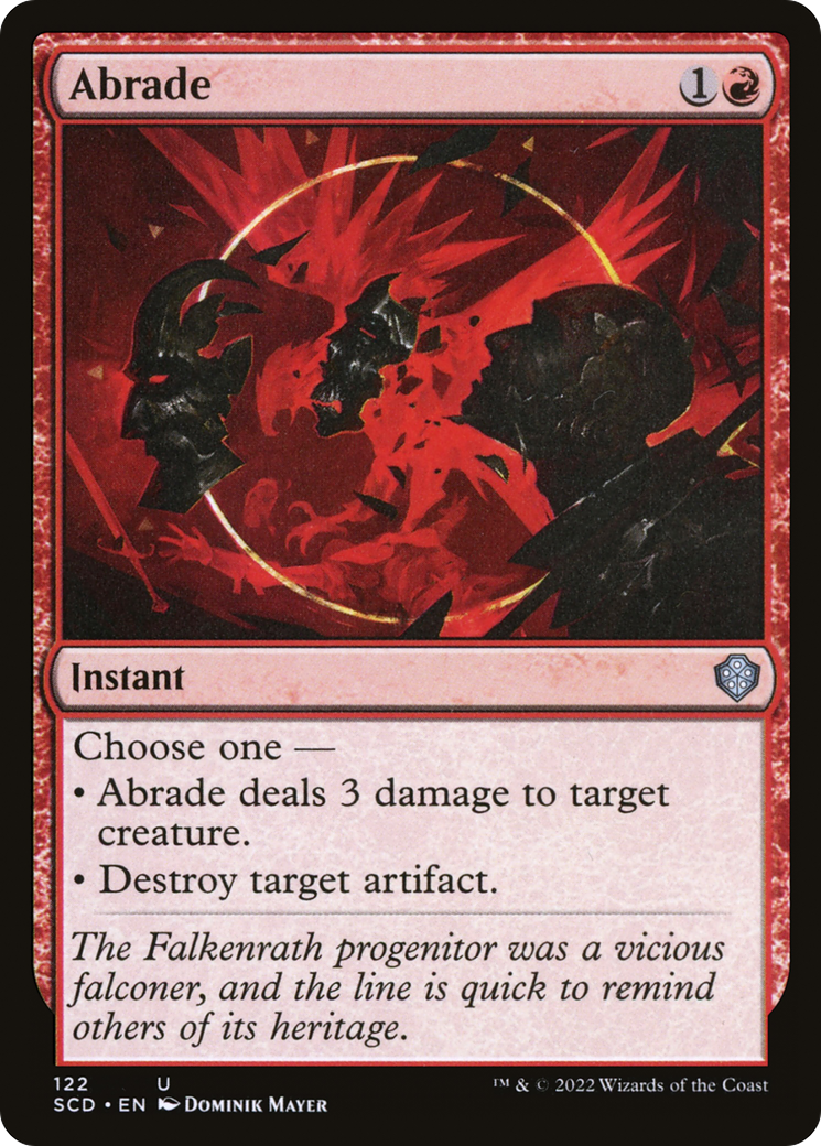 Abrade [Starter Commander Decks] | Good Games Morley