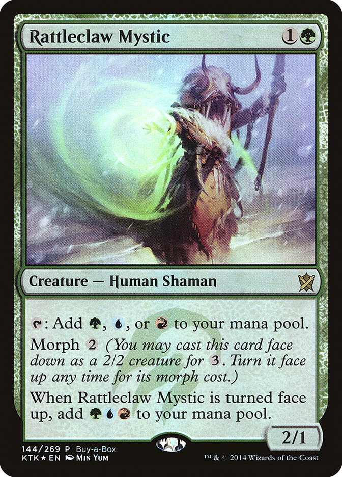 Rattleclaw Mystic (Buy-A-Box) [Khans of Tarkir Promos] | Good Games Morley