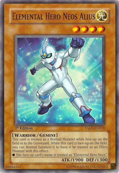 Elemental Hero Neos Alius [TAEV-EN018] Super Rare | Good Games Morley