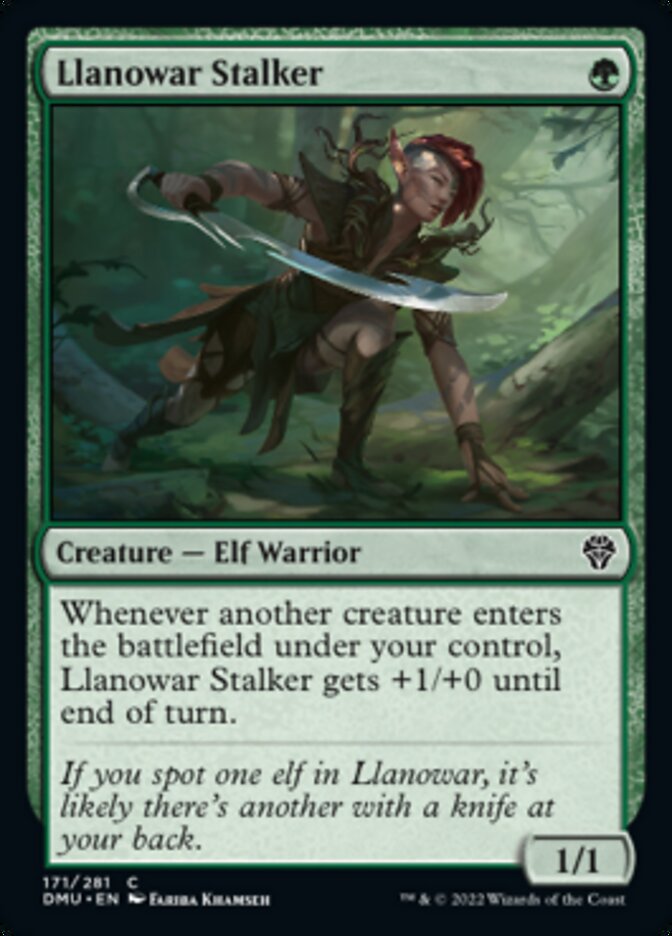 Llanowar Stalker [Dominaria United] | Good Games Morley