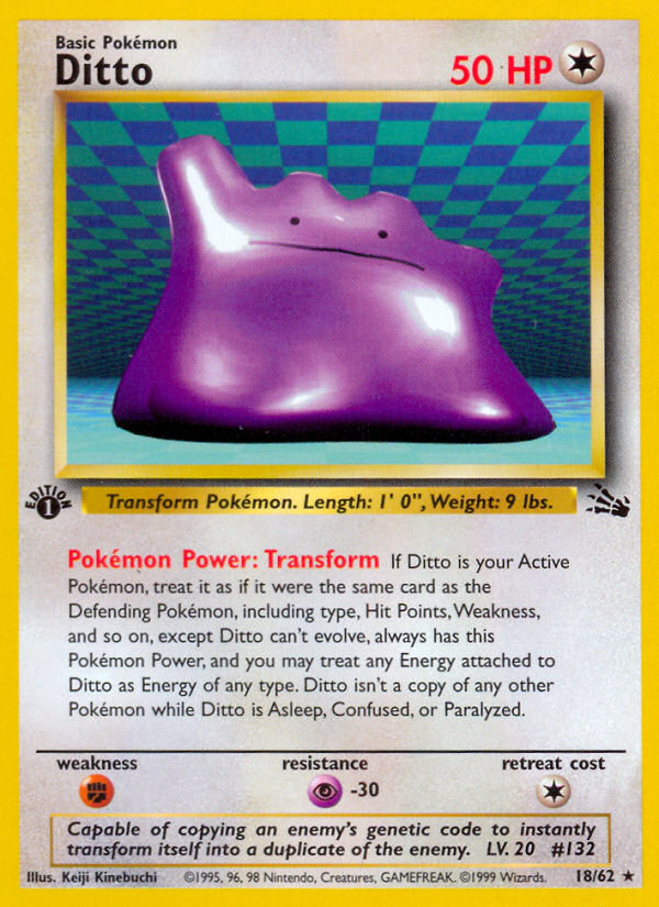 Ditto (18/62) [Fossil 1st Edition] | Good Games Morley