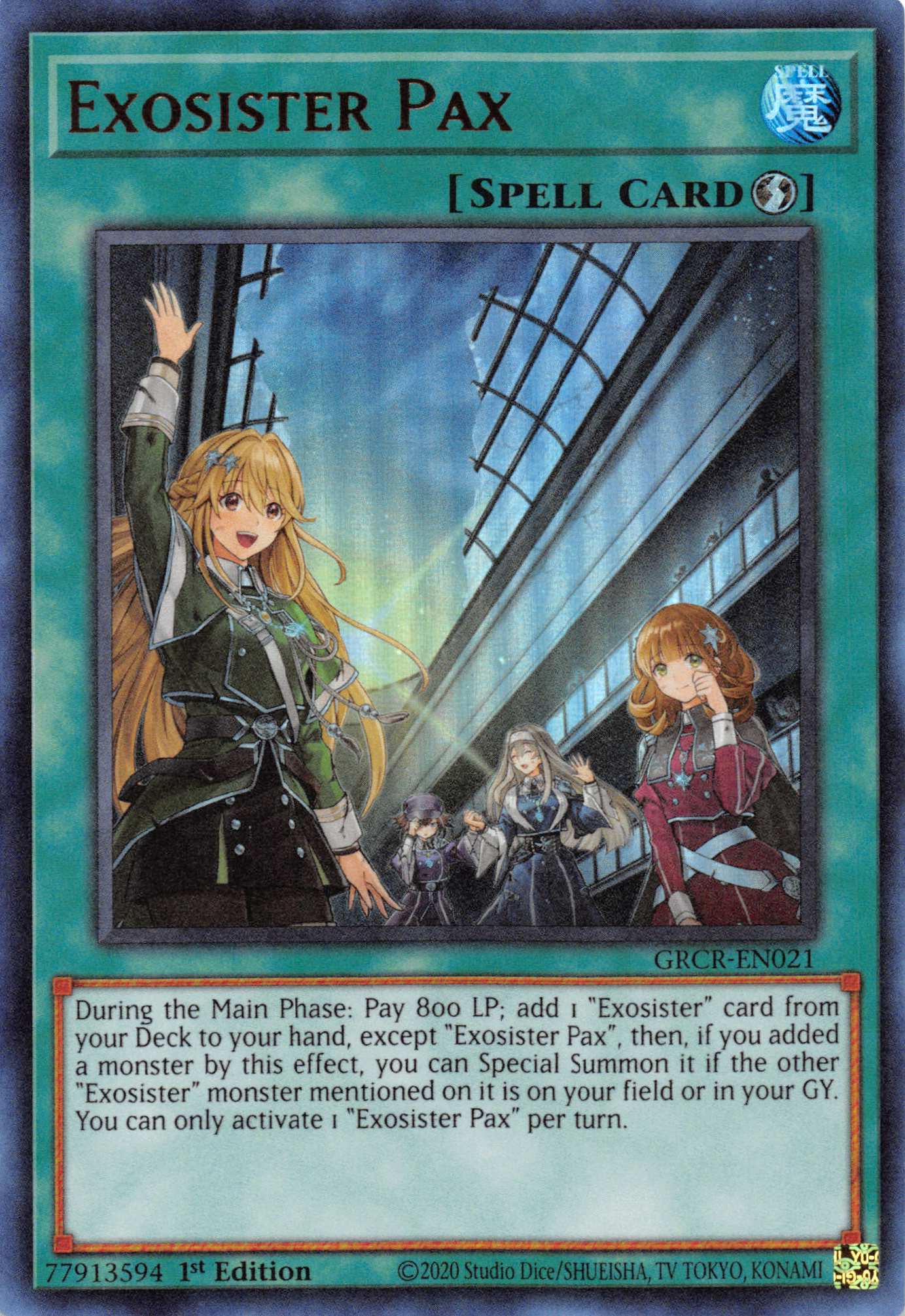 Exosister Pax [GRCR-EN021] Ultra Rare | Good Games Morley