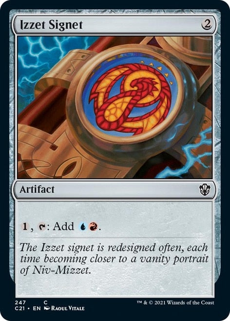 Izzet Signet [Commander 2021] | Good Games Morley