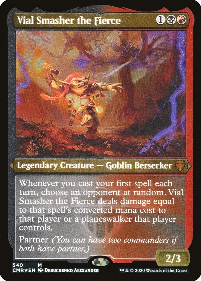 Vial Smasher the Fierce (Etched) [Commander Legends] | Good Games Morley