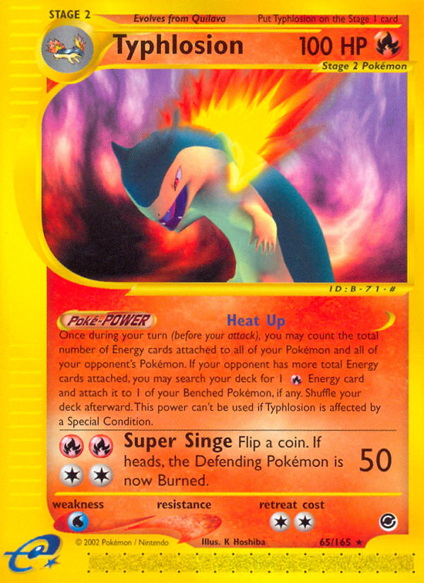 Typhlosion (65/165) [Expedition: Base Set] | Good Games Morley