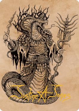 Sivriss, Nightmare Speaker Art Card (51) (Gold-Stamped Signature) [Commander Legends: Battle for Baldur's Gate Art Series] | Good Games Morley