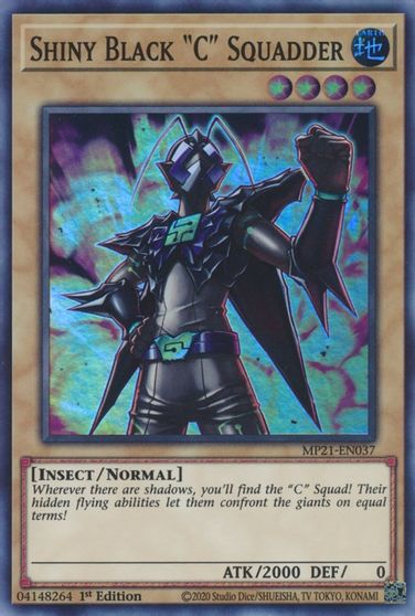 Shiny Black C Squadder [MP21-EN037] Super Rare | Good Games Morley