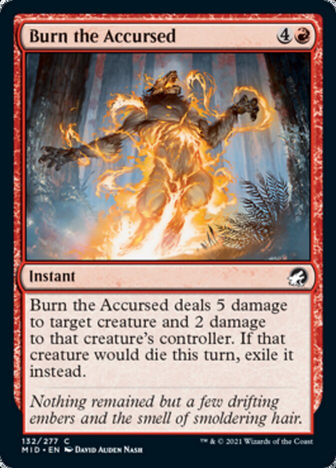 Burn the Accursed [Innistrad: Midnight Hunt] | Good Games Morley