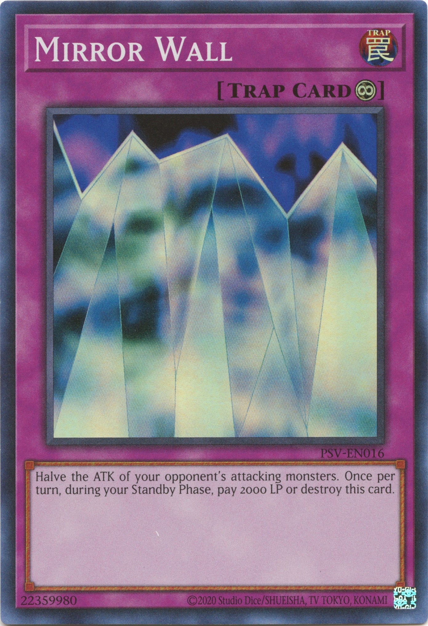 Mirror Wall (25th Anniversary) [PSV-EN016] Super Rare | Good Games Morley