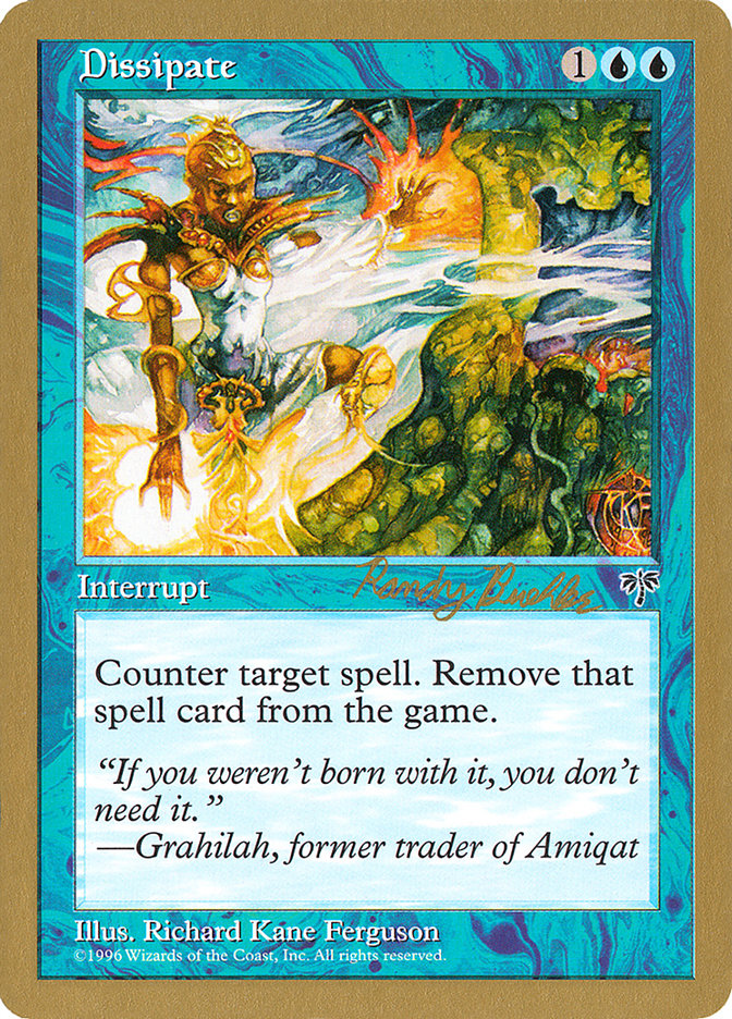 Dissipate (Randy Buehler) [World Championship Decks 1998] | Good Games Morley