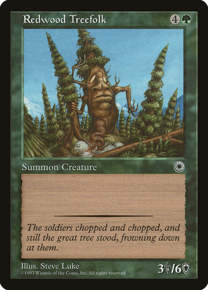 Redwood Treefolk [Portal] | Good Games Morley