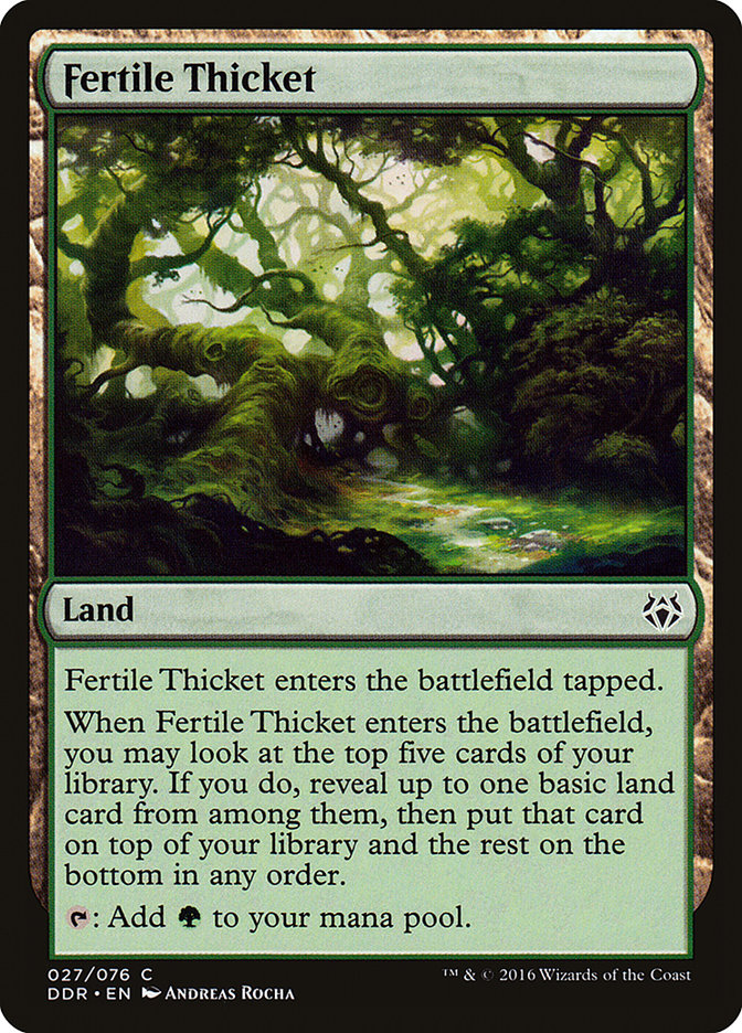 Fertile Thicket [Duel Decks: Nissa vs. Ob Nixilis] | Good Games Morley