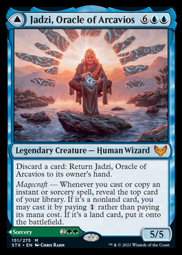 Jadzi, Oracle of Arcavios // Journey to the Oracle [Strixhaven: School of Mages] | Good Games Morley