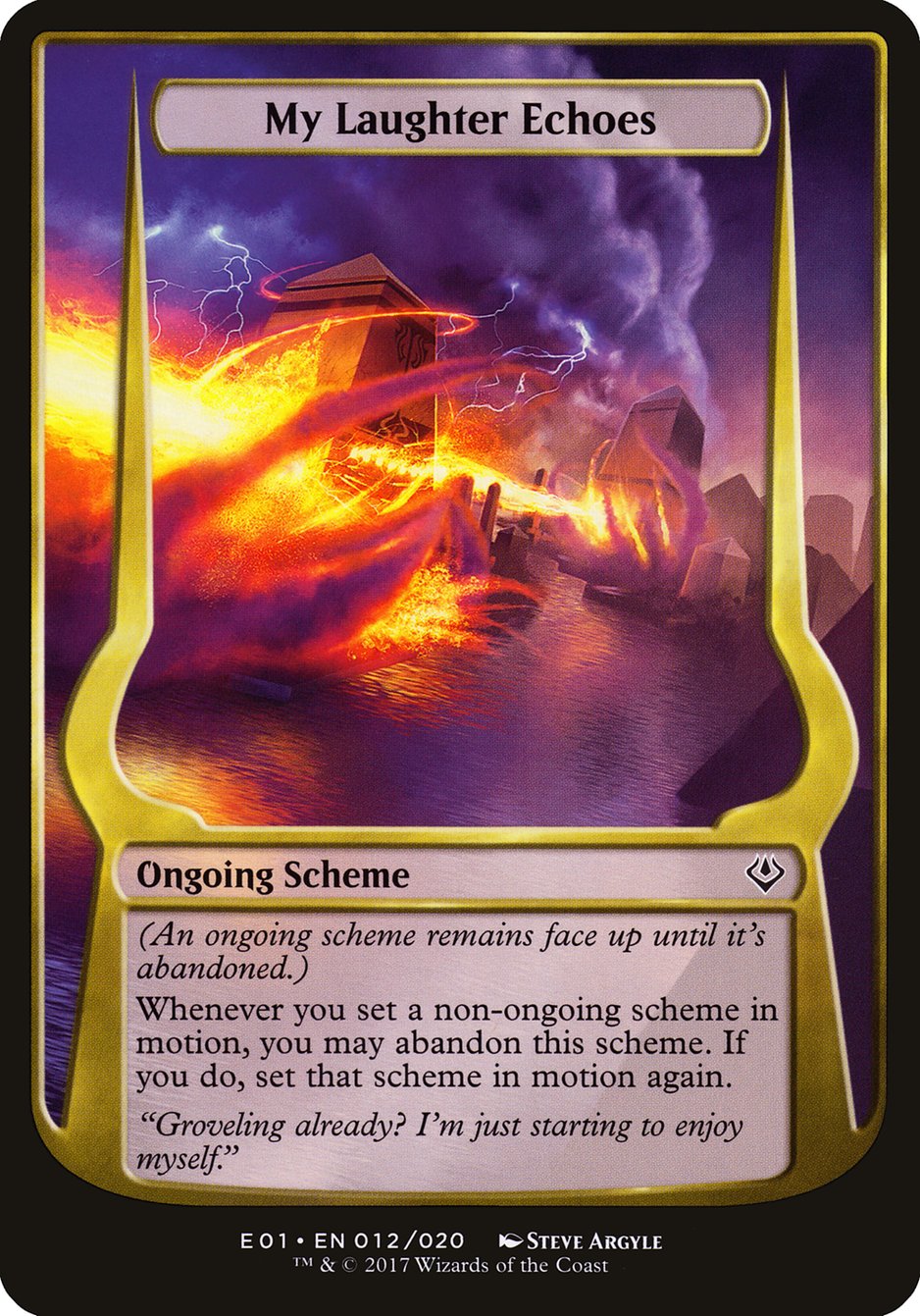 My Laughter Echoes (Schemes) [Archenemy: Nicol Bolas Schemes] | Good Games Morley