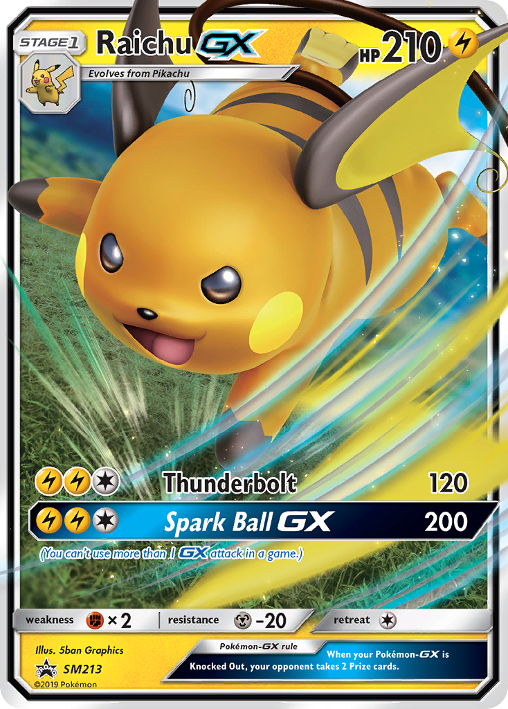 Raichu GX (SM213) [Sun & Moon: Black Star Promos] | Good Games Morley