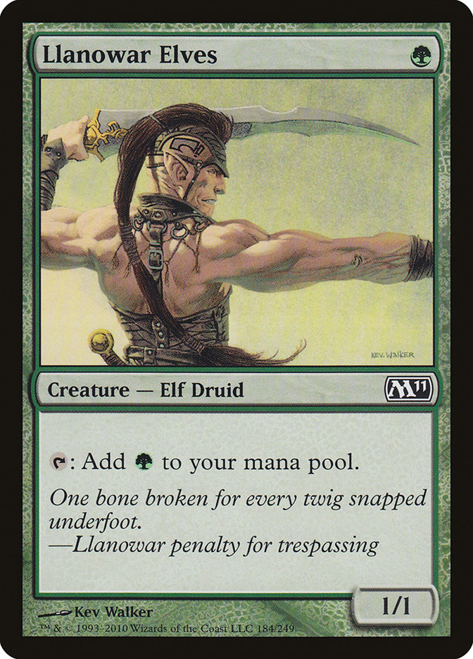 Llanowar Elves [Magic 2011] | Good Games Morley