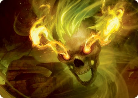 Flameskull Art Card [Dungeons & Dragons: Adventures in the Forgotten Realms Art Series] | Good Games Morley