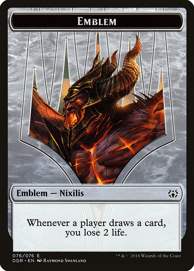 Ob Nixilis Reignited Emblem [Duel Decks: Nissa vs. Ob Nixilis] | Good Games Morley
