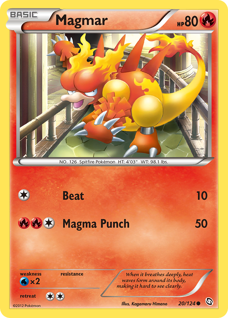 Magmar (20/124) [Black & White: Dragons Exalted] | Good Games Morley
