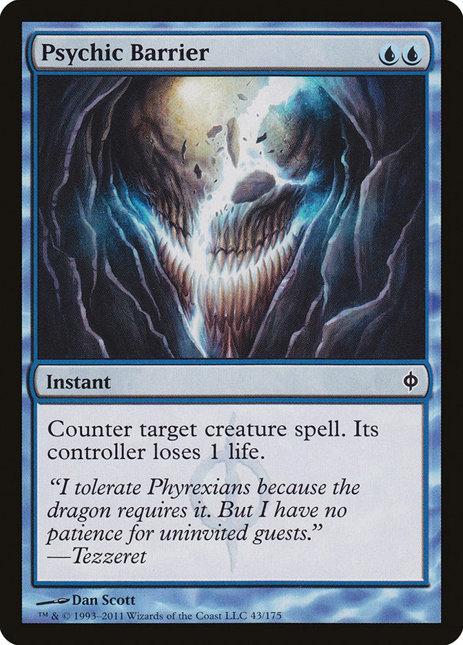 Psychic Barrier [New Phyrexia] | Good Games Morley
