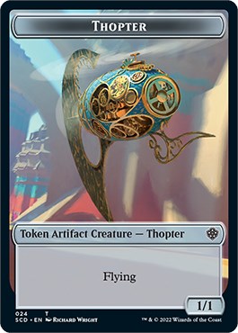 Cat Bird // Thopter Double-Sided Token [Starter Commander Decks] | Good Games Morley
