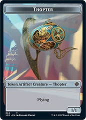 Cat Bird // Thopter Double-Sided Token [Starter Commander Decks] | Good Games Morley