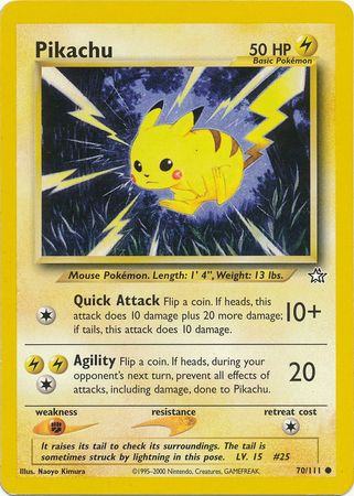 Pikachu (70/111) [Neo Genesis Unlimited] | Good Games Morley