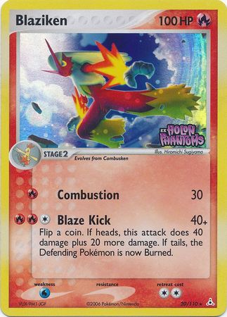 Blaziken (20/110) (Stamped) [EX: Holon Phantoms] | Good Games Morley