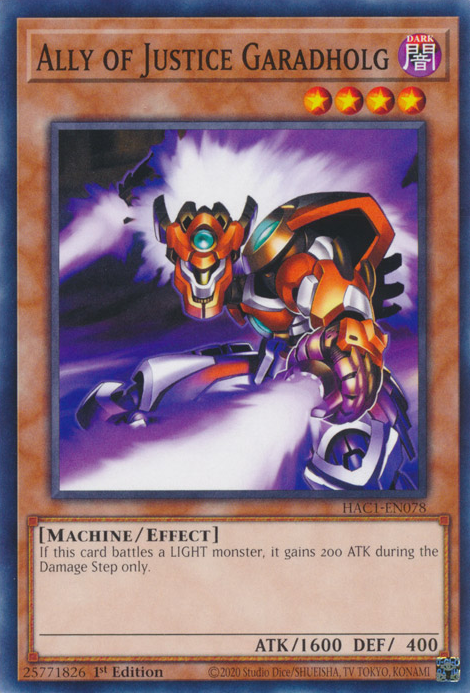 Ally of Justice Garadholg [HAC1-EN078] Common | Good Games Morley