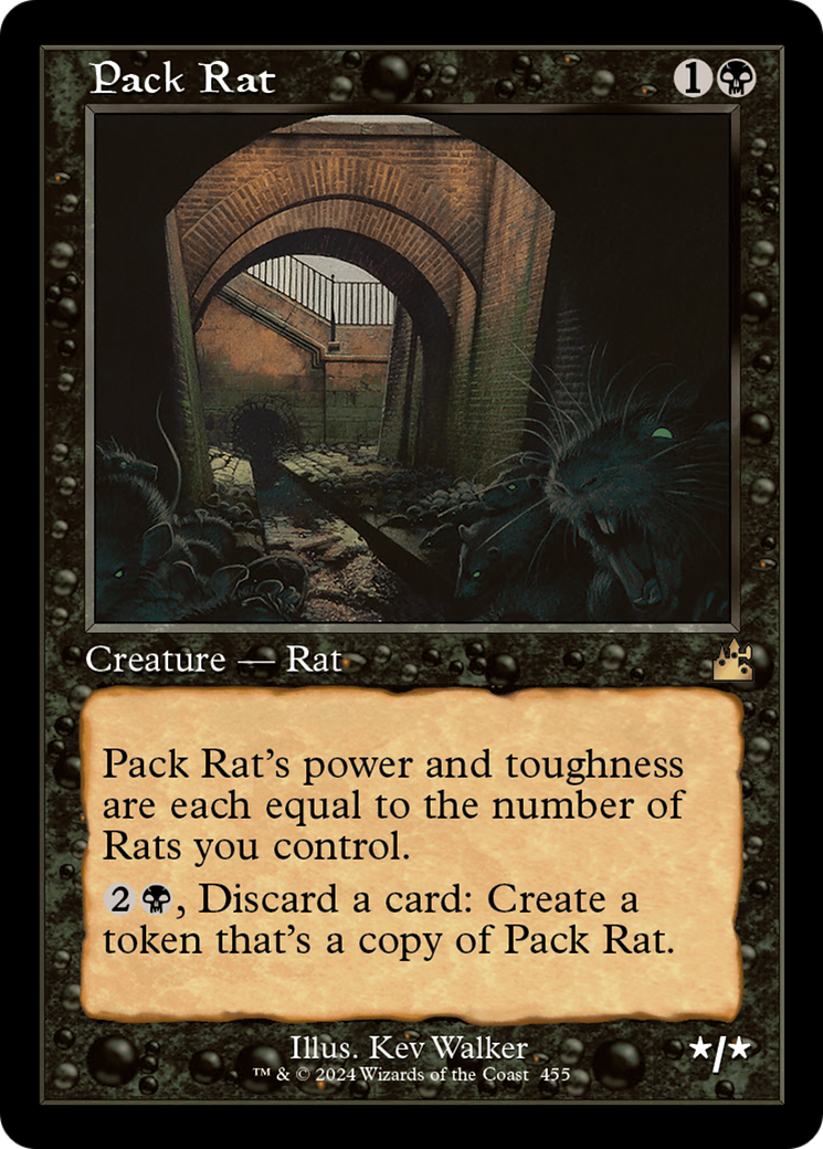 Pack Rat (Retro Frame) [Ravnica Remastered] | Good Games Morley
