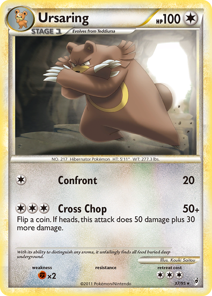 Ursaring (37/95) [HeartGold & SoulSilver: Call of Legends] | Good Games Morley
