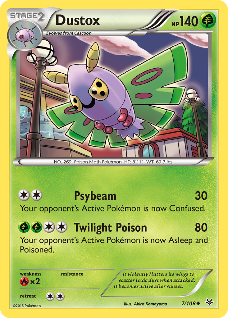 Dustox (7/108) [XY: Roaring Skies] | Good Games Morley