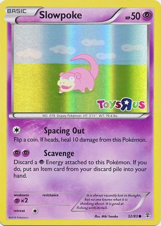 Slowpoke (32/83) (Toys R Us Promo) [XY: Generations] | Good Games Morley