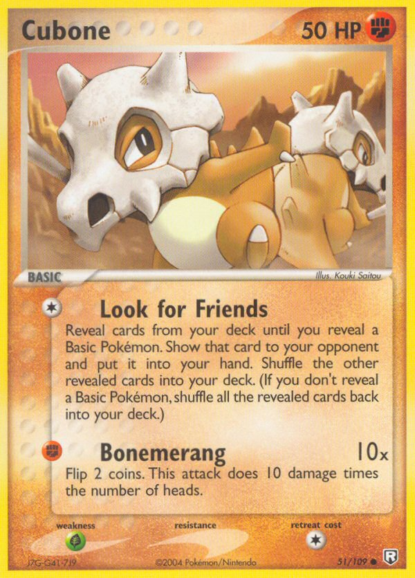 Cubone (51/109) [EX: Team Rocket Returns] | Good Games Morley