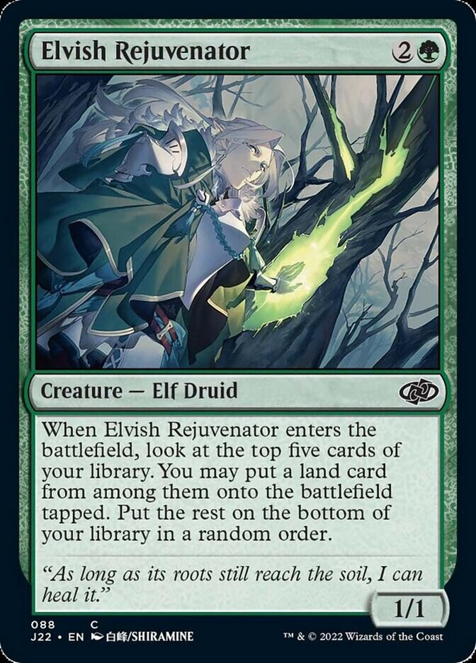 Elvish Rejuvenator [Jumpstart 2022] | Good Games Morley