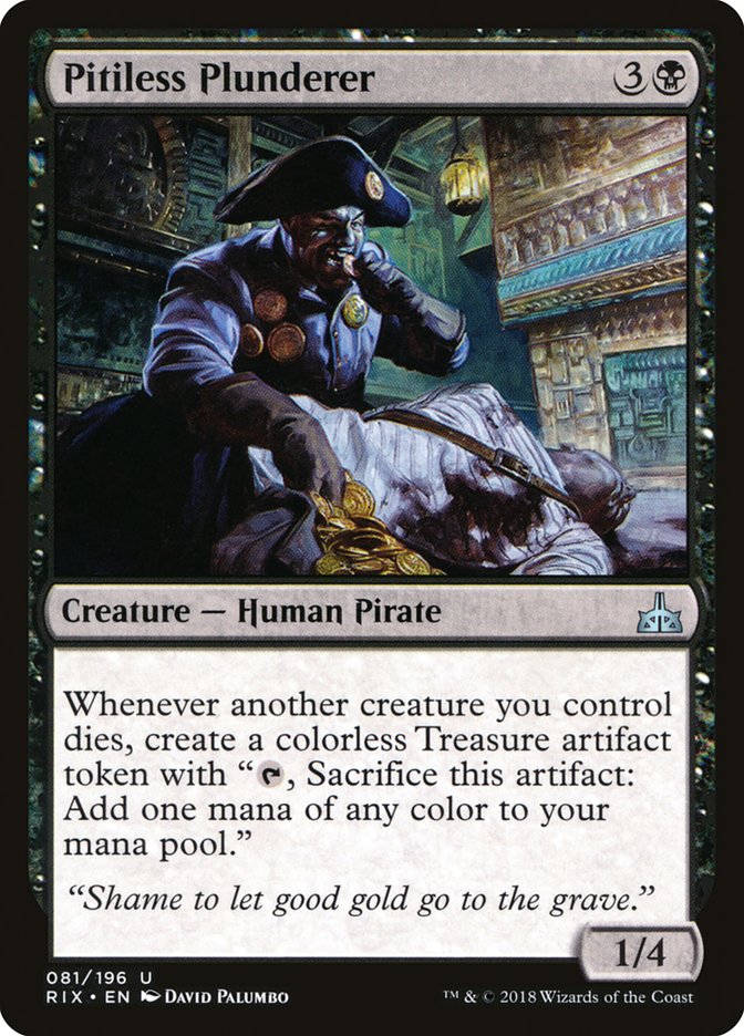 Pitiless Plunderer [Rivals of Ixalan] | Good Games Morley