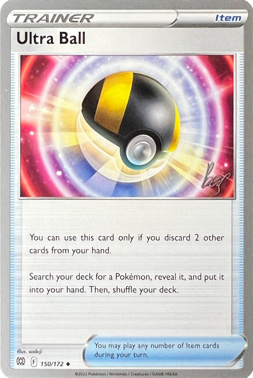 Ultra Ball (150/172) (Cheryl Again - Sebastian Lashmet) [World Championships 2022] | Good Games Morley