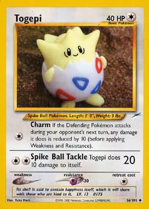 Togepi (56/105) [Neo Destiny Unlimited] | Good Games Morley